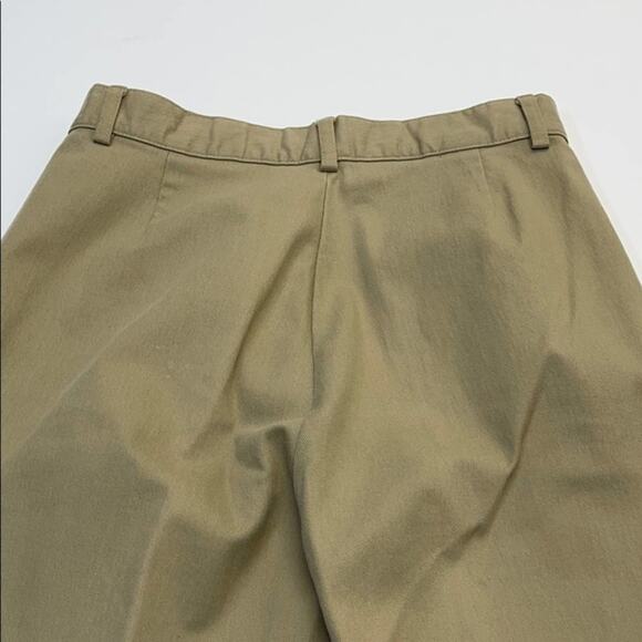 LANDS END Womens 6 Regular Khaki Ankle Pants - Picture 4 of 4